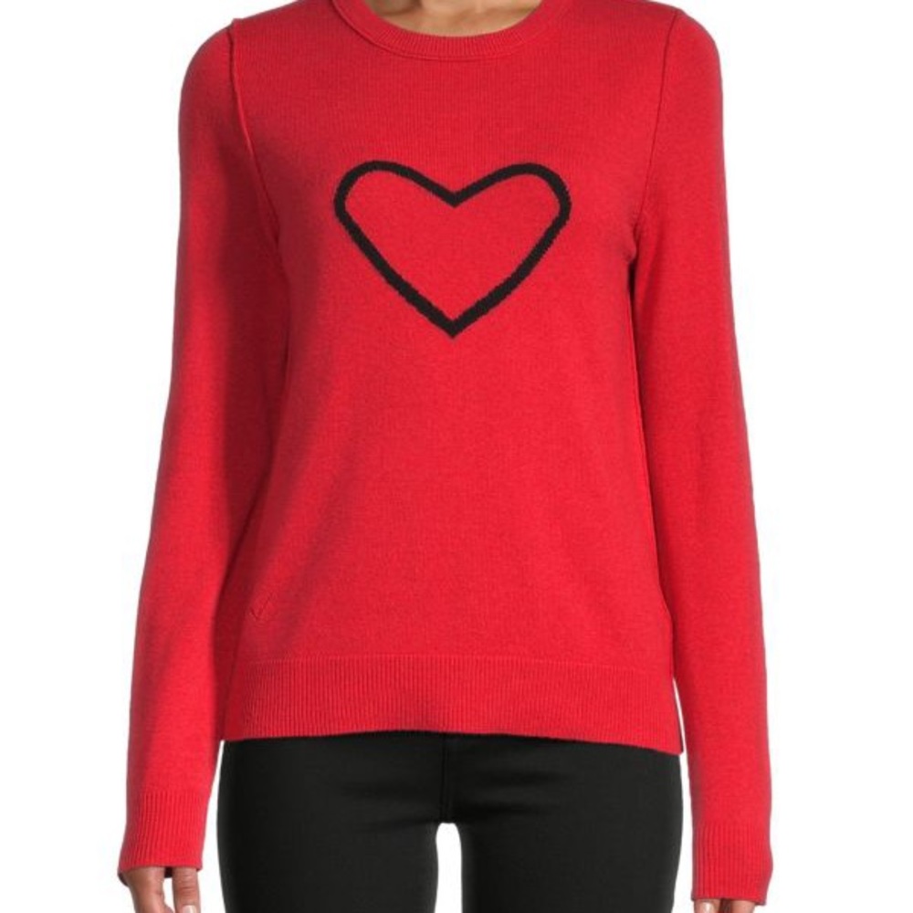 Miss Heart Cashmere & Wool Sweater